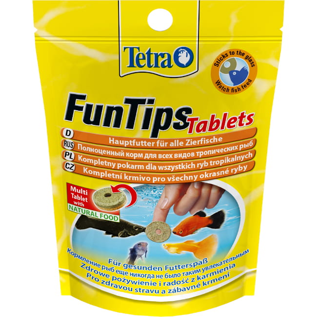 TETRA FunTips 20 tabl. przyklejany pokarm dla ryb